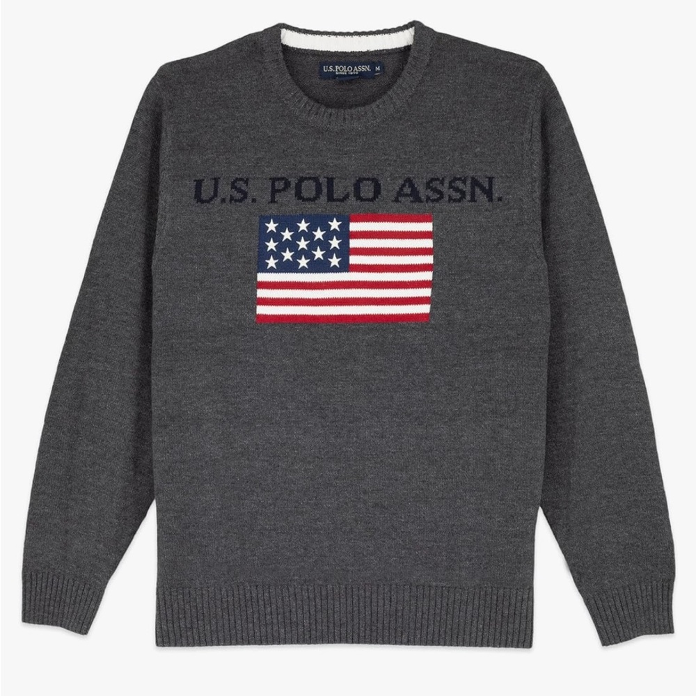 Polo American Flag Sweater